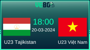 Soi kèo U23 Tajikistan vs U23 Việt Nam 18:00 20/3/2024